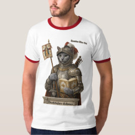 ロシアンブルーの征服者猫 - 名誉と伝統 Tシャツ