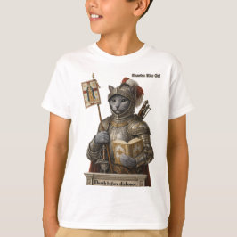 ロシアンブルーの征服者猫 - 名誉と伝統 Tシャツ