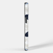 ロシアンブルーの猫と黄色い花 Case-Mate iPhoneケース (裏面 / 右)