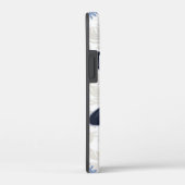 ロシアンブルーの猫と黄色い花 Case-Mate iPhoneケース (裏面 / 右)