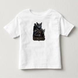 ロシアンブルーの貴族オーディンの猫 トドラーTシャツ