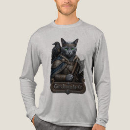 ロシアンブルーの貴族オーディンの猫 トライブレンドTシャツ