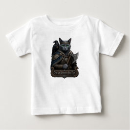 ロシアンブルーの貴族オーディンの猫 ベビーTシャツ