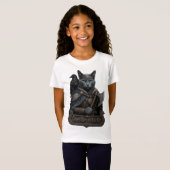 ロシアンブルーの貴族オーディンの猫 Tシャツ (正面フル)