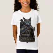 ロシアンブルーの貴族オーディンの猫 Tシャツ (正面)
