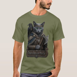 ロシアンブルーの貴族オーディンの猫 Tシャツ