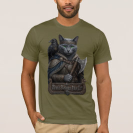 ロシアンブルーの貴族オーディンの猫 Tシャツ