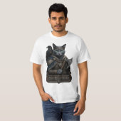 ロシアンブルーの貴族オーディンの猫 Tシャツ (正面フル)