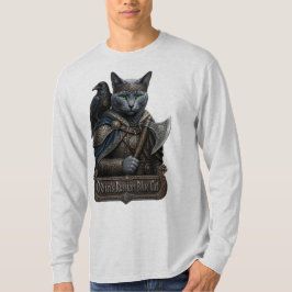 ロシアンブルーの貴族オーディンの猫 Tシャツ