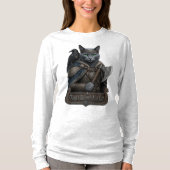 ロシアンブルーの貴族オーディンの猫 Tシャツ (正面)