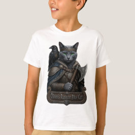 ロシアンブルーの貴族オーディンの猫 Tシャツ