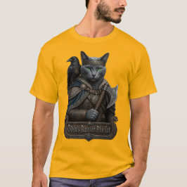 ロシアンブルーの貴族オーディンの猫 Tシャツ