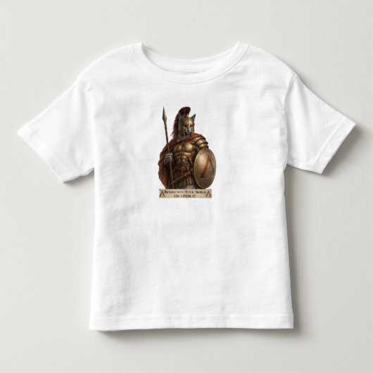 ロシアンブルースパルタ猫 トドラーTシャツ (正面)