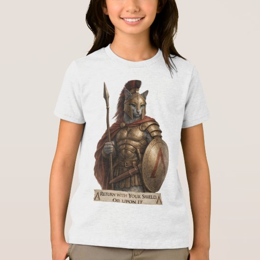 ロシアンブルースパルタ猫 トライブレンドTシャツ (正面)