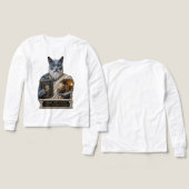 ロシアンブループラトン猫 (デザイン 正面＆背面)