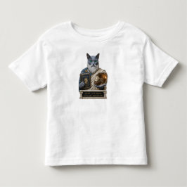 ロシアンブループラトン猫 トドラーTシャツ