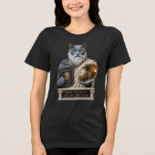 ロシアンブループラトン猫 トライブレンドTシャツ (正面)