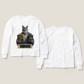 ロシアンブルーホメロス猫 (デザイン 正面＆背面)