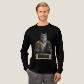ロシアンブルーホメロス猫 トライブレンドTシャツ (正面全体)