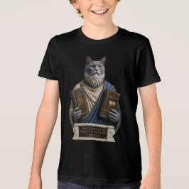 ロシアンブルーホメロス猫 トライブレンドTシャツ
