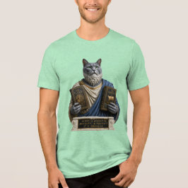 ロシアンブルーホメロス猫 トライブレンドTシャツ
