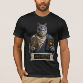 ロシアンブルーホメロス猫 Tシャツ