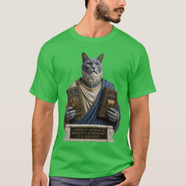 ロシアンブルーホメロス猫 Tシャツ