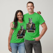 ロシアンブルーホメロス猫 Tシャツ (ユニセックス)