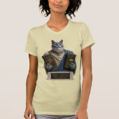 ロシアンブルーホメロス猫 Tシャツ (正面)