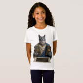 ロシアンブルーホメロス猫 Tシャツ (正面フル)