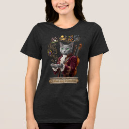 ロシアンブルーヴィヴァルディキャット:輝く遺産 トライブレンドTシャツ