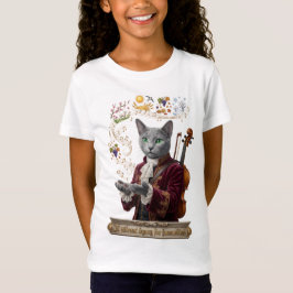 ロシアンブルーヴィヴァルディキャット:輝く遺産 Tシャツ