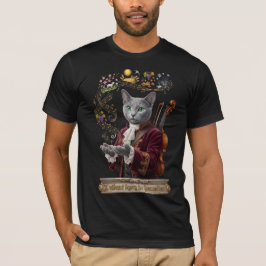 ロシアンブルーヴィヴァルディキャット:輝く遺産 Tシャツ