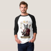 ロシアンブルーヴィヴァルディキャット:輝く遺産 Tシャツ (正面フル)