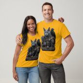 ロシアンブルーヴェテランオーディンの猫 Tシャツ (ユニセックス)