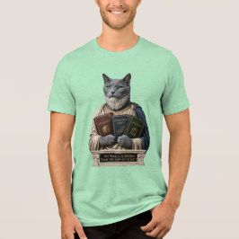 ロシアンブルー・アリストテレス猫 トライブレンドTシャツ
