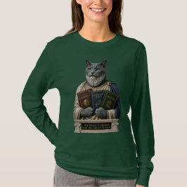 ロシアンブルー・アリストテレス猫 Tシャツ