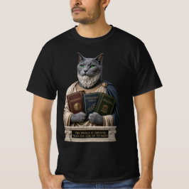 ロシアンブルー アリストテレス 猫 Tシャツ