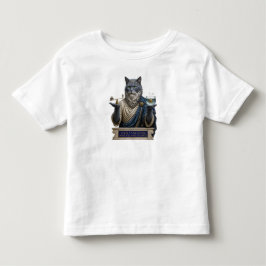 ロシアンブルー・アルキメデス猫 トドラーTシャツ