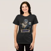 ロシアンブルー・アルキメデス猫 トライブレンドＴシャツ (正面全面)