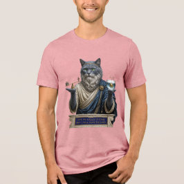 ロシアンブルー・アルキメデス猫 トライブレンドTシャツ