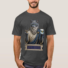 ロシアンブルー・アルキメデス猫 Tシャツ