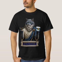ロシアンブルー・アルキメデス猫 Tシャツ