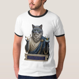 ロシアンブルー・アルキメデス猫 Tシャツ