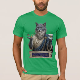 ロシアンブルー・アルキメデス猫 Tシャツ