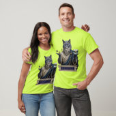 ロシアンブルー・アルキメデス猫 Tシャツ (ユニセックス)