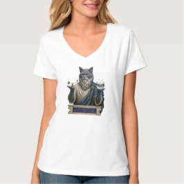 ロシアンブルー・アルキメデス猫 Tシャツ