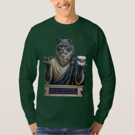 ロシアンブルー・アルキメデス猫 Tシャツ