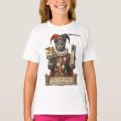 ロシアンブルー・アルルカン猫 Tシャツ (正面)