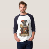 ロシアンブルー・アルルカン猫 Tシャツ (正面フル)